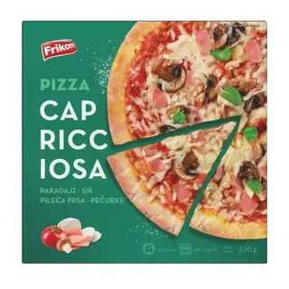 pizza capricciosa 330g frikom 8606017433866