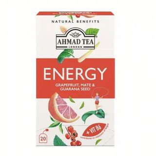Thé naturel aromatisé graines de pamplemousse et guarana 20 sachets - AHMED TEA