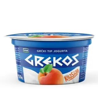 Voćni jogurt kajsija čaša Grekos 150 g
