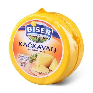 Sir kačkavalj 45%mm Biser 450 g