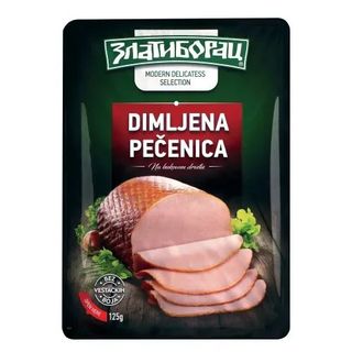 Zlatiborac pecenica dimljena slajs 125g zlatiborac