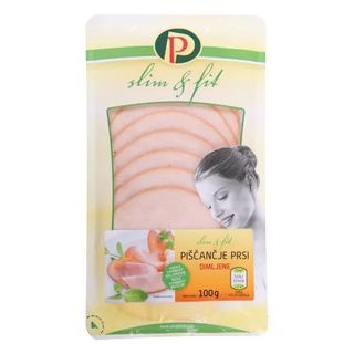Perutnina Ptuj dimljena pileca prsa 100g
