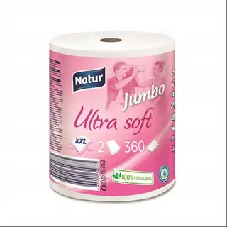 Natur ubrus jumbo ultra soft 2sl 1/1 natur 8605002349885