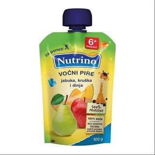 Nutrino Pouch Jabuka, Kruska, Dinja 100G 808777