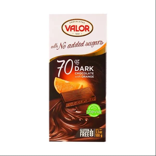 Valor Cokolada Tamna Sa Narandzom 70% Bez Glutena 100g