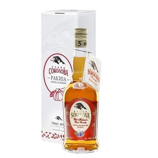 Stara Sokolova rakija 5 godina 0.7 l bez kutije Sokolova rakija