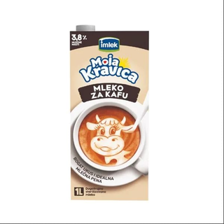 Moja Kravica Mlijeko Za Kafu 3.8% Mm 1 L Imlek (29695)