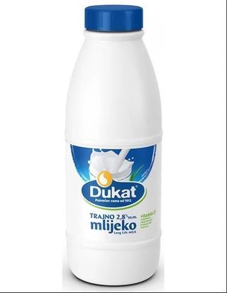 Mlijeko Trajno 2,8% mm 1 L Dukat