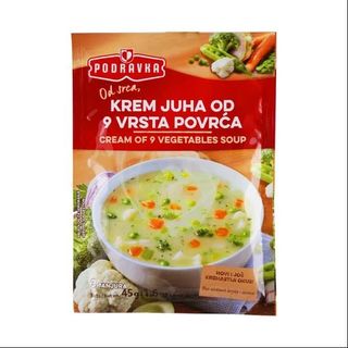 Supa Krem Od 9 Vrsta Povrća 45G Podr