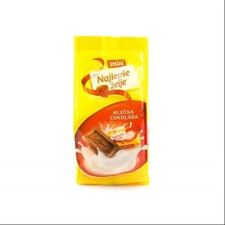 Najlepše Želje Čokolada Mlijecna Mini 150g