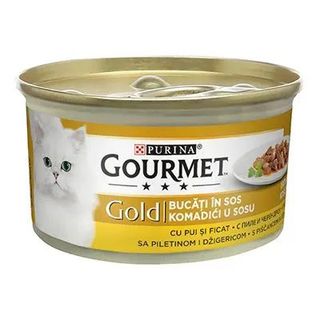 Gourmet Gold Hrana za Mačke Piletina i Jetra 85g