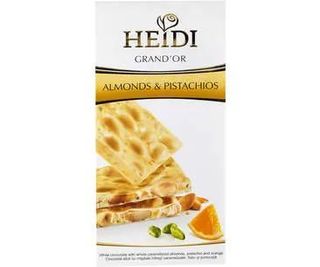 Heidi Grand'Or Bijela Čokolada Sa Bademima, Pistaćima I Narandžom 100g