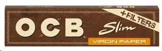 Ocb Slim Rolling Paper Large Size 32 feuilles brunes