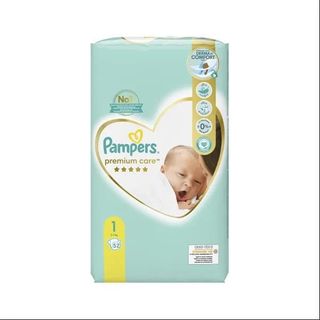 PAMPERS pelene 1 premium new born 52 KOM