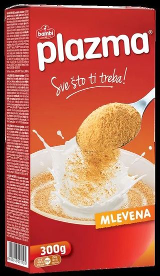 Keks Mleveni Plazma 300G Bambi