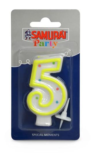 Samurai Rodjendanska Svjecica Br.5