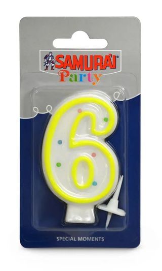 Samurai Rodjendanska Svjecica Br.6