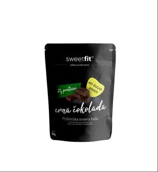 Sweet fit kaša proteinska crna čokolada 80g sweet fit