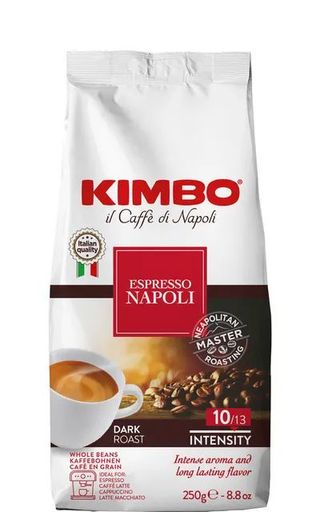 Kimbo - 014096 Espresso Napoli 250Gr. Grani - Multicolore - 0309820