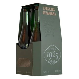 Cerveza Alhambra Pack 4 Botella 33Cl.