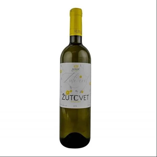 Aleksic zuti cvet Tamjanika belo vino  0,75l 8607000073335
