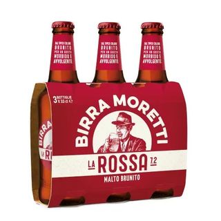 Birra Moretti la Rossa 7.2 3x33cl
