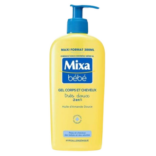 Gel douche corps et cheveux très doux 2 en 1 300ml - MIXA BÉBÉ
