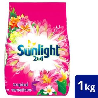 Sunlight 2 in 1 Hand washing Powder Tropical Sensations 1kg