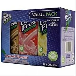 Brookside Dairy Fresh Flavoured Milk Assorted Flavours 250 ml 6 Pieces