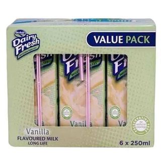 Brookside Dairy Fresh Flavoured Milk Vanilla 250 ml 6 Pieces