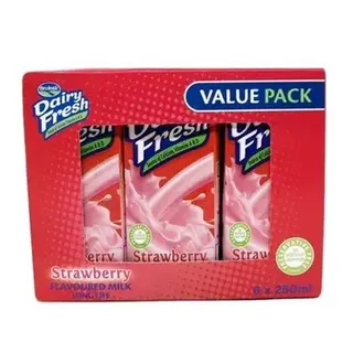 Brookside Dairy Fresh Flavoured Milk Strawberry 250 ml 6 Pieces