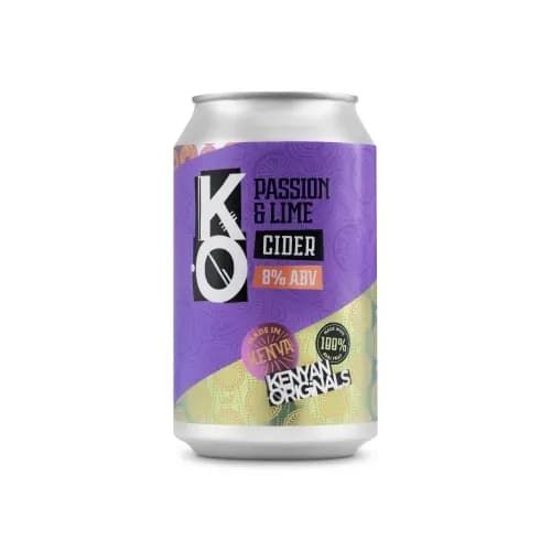 Kenyan Orig.Passion Fruit&Lime 330Ml Can