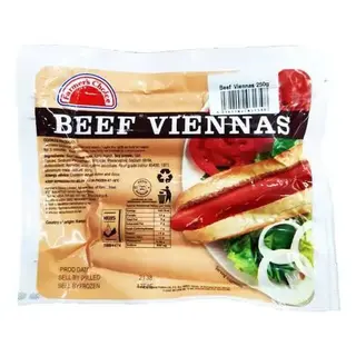 FC 250G (30D) FRESH BEEF VIENNAS