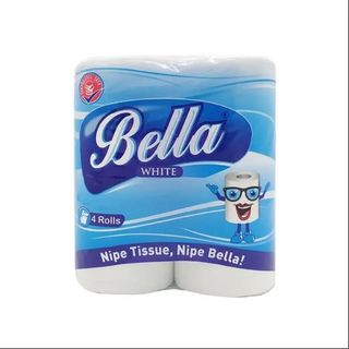 Bella Toilet Paper White 4 Pack