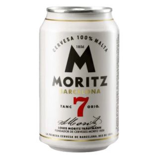 Cerveza Moritz Lata 33Cl.