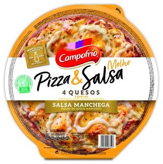 Pizza 4 Quesos con Salsa Al Queso Manchego Campofrío 360 G.