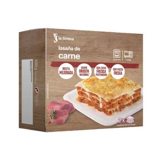 La Sirena Lasaña de Carne 600g