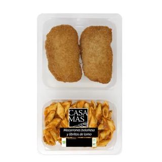 Casa mas - Macarrones Boloñesa + Libritos De Lomo Casa Mas - 350G