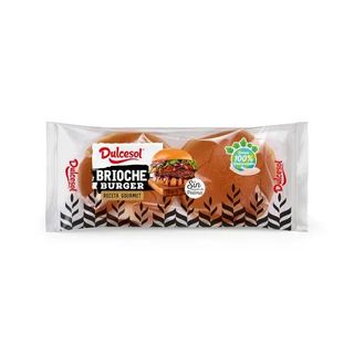 Pan Burguer Brioche Dulcesol 4Uds 340Gr