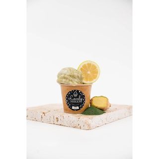 Lovely Sheep Glace Sorbet Citron Gingembre Spiruline Petit Pot 120ml