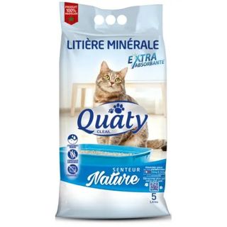 Litière minérals nature 5L - QUATY