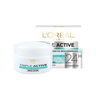 Crème de jour pour peaux normales à mixtes triple active 50ml - L'ORÉAL