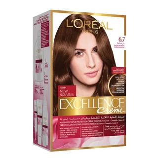 Coloration cheveux 6.7 marron chocolat - EXCELLENCE CRÈME