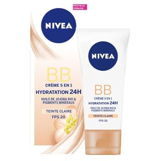 Nivea Bb Crème Hydratation 24h + Éclat Teinte Medium 5en1