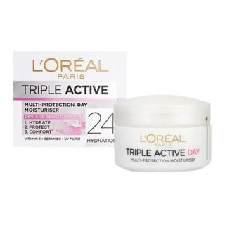 Crème de jour pour peaux sèches triple active 50ml - L'ORÉAL