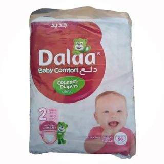 Dalaa Baby Comfort Couches Taille 2 Mini x 56 Unités 3-6 Kg