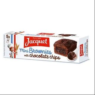 Jacquet Mini Brownies Choco Chips 5x150g
