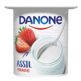 Yaourt ferme saveur fraise Assil 110g - DANONE