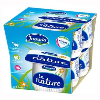Yaourt brassé nature 8x110g - JAOUDA
