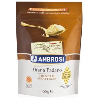Grana Padano Râpé au Lait Cru de Vache en Sachet AOP Ambrosi 100g
